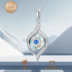 Sterling Silver Evil Eye Pendant Necklace 925 Greek Eyes Amulet Ojo Turco