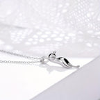 Women's Cat Pendant Necklace 925 Silver Mother's Jewelry Girlfriend Gift