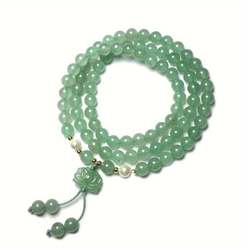 BULVEGEMET Vintage Stone Necklace & Bracelet Set, Ideal for Daily Wear & Gifting