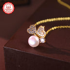 Freshwater Pearl Pendant Necklace with Natural Pearls