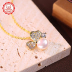 Freshwater Pearl Pendant Necklace with Natural Pearls