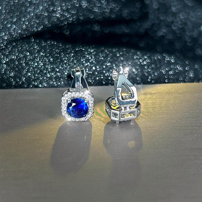 Geometric Ear Clips Women Clip On Earrings Bridal Wedding Jewelry