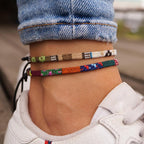 2pcs Bohemian Ankle Set Women's Foot Chain Bracelet