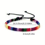 12pcs Bohemian Braided Bracelets Set for Women and Men