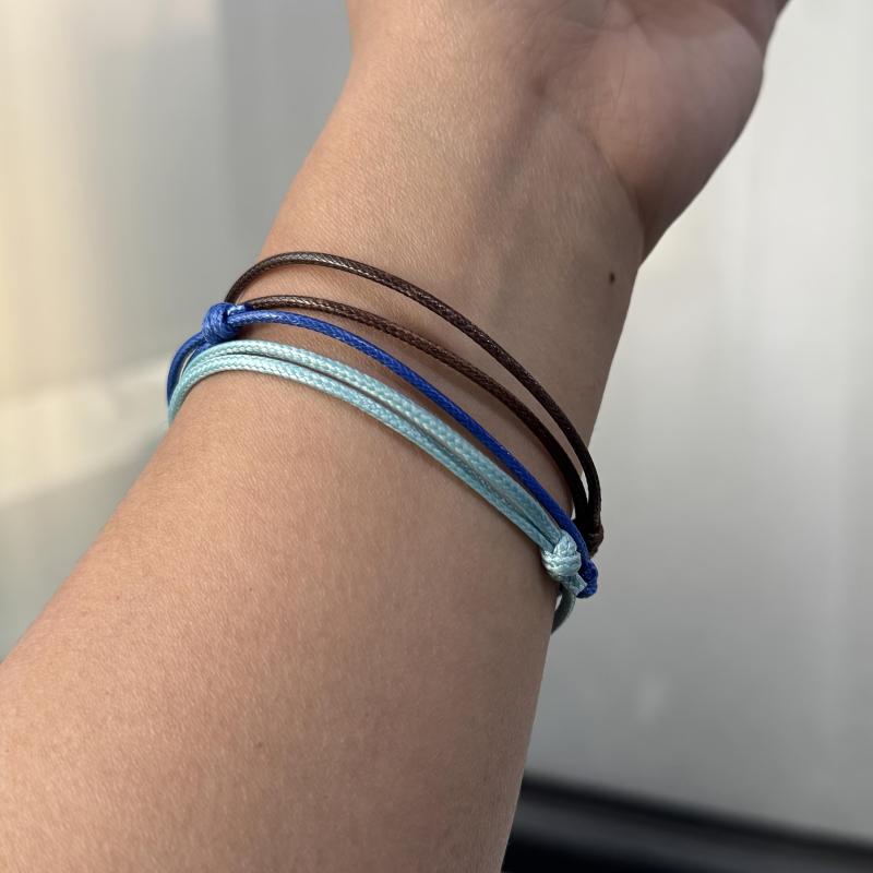 12pcs Colorful Nylon Rope Bracelet Set, Vibrant & Durable, Daily & Party Wear