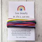 12pcs Colorful Nylon Rope Bracelet Set, Vibrant & Durable, Daily & Party Wear