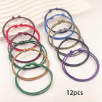 12 Pcs Wax Cord Bracelets for Women Casual and Formal Occasions