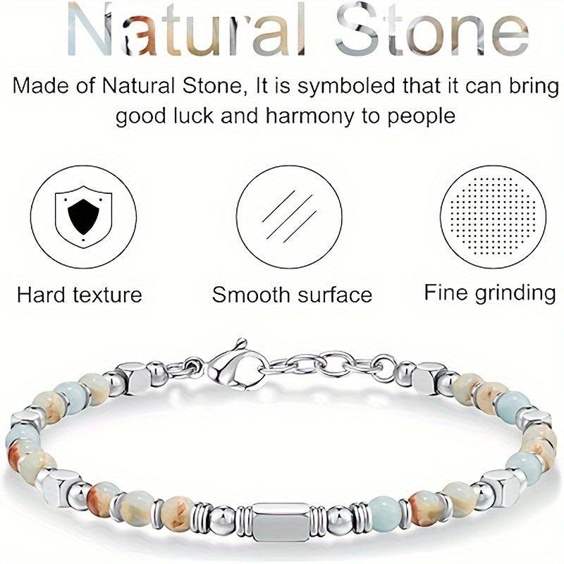 Boho Beaded Bracelet for Women Adjustable