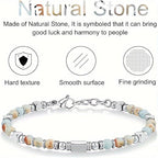 Boho Beaded Bracelet for Women Adjustable