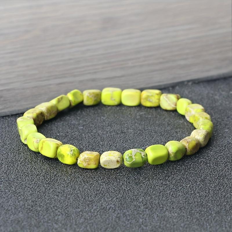 Vintage Boho Stone Beaded Bracelet - Comfortable & Stylish