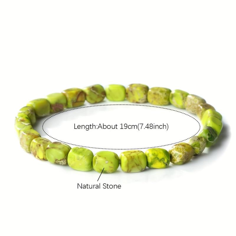 Vintage Boho Stone Beaded Bracelet - Comfortable & Stylish