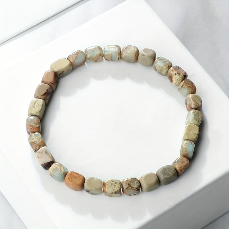 Vintage Boho Stone Beaded Bracelet - Comfortable & Stylish