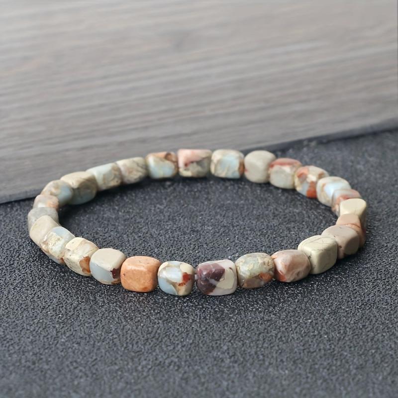 Vintage Boho Stone Beaded Bracelet - Comfortable & Stylish