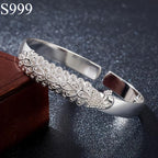 999 Silver Peacock Bracelet Chinese Craftsmanship Daily & Party Accessory
