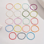 Bohemian Style Colorful Beaded Bracelets - 19pcs