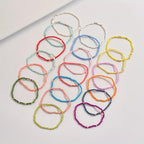 Bohemian Style Colorful Beaded Bracelets - 19pcs