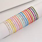 Bohemian Style Colorful Beaded Bracelets - 19pcs