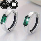 2pcs 925 Silver Skin Texture Earrings for Women