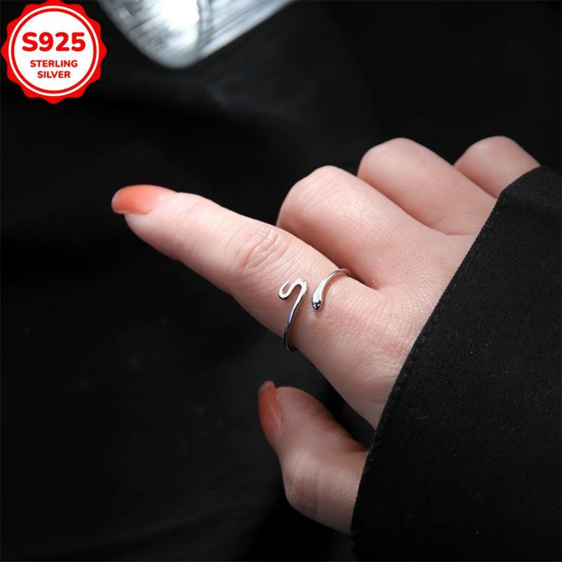 925 Sterling Silver Snake Ring Hypoallergenic & Durable