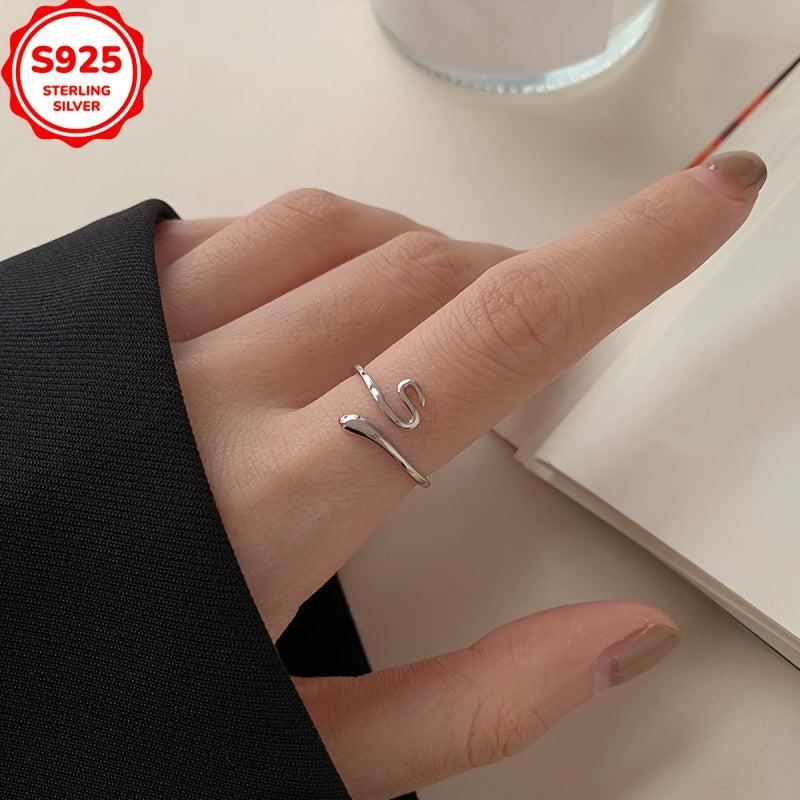 925 Sterling Silver Snake Ring Hypoallergenic & Durable