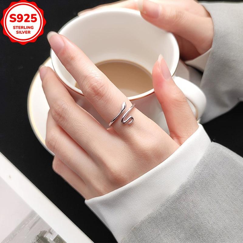 925 Sterling Silver Snake Ring Hypoallergenic & Durable