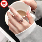 925 Sterling Silver Snake Ring Hypoallergenic & Durable