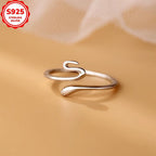 925 Sterling Silver Snake Ring Hypoallergenic & Durable