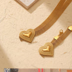 Love Decoration Stainless Steel Necklace and Bracelet Set