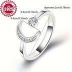 Hypoallergenic Romantic Fresh Moon Ring for Women
