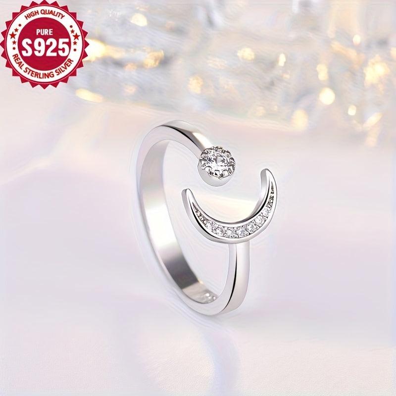 Hypoallergenic Romantic Fresh Moon Ring for Women
