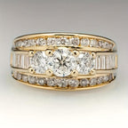 KISS Eternal Ring 4 Prong Zirconia Wedding Band Vintage Jewelry