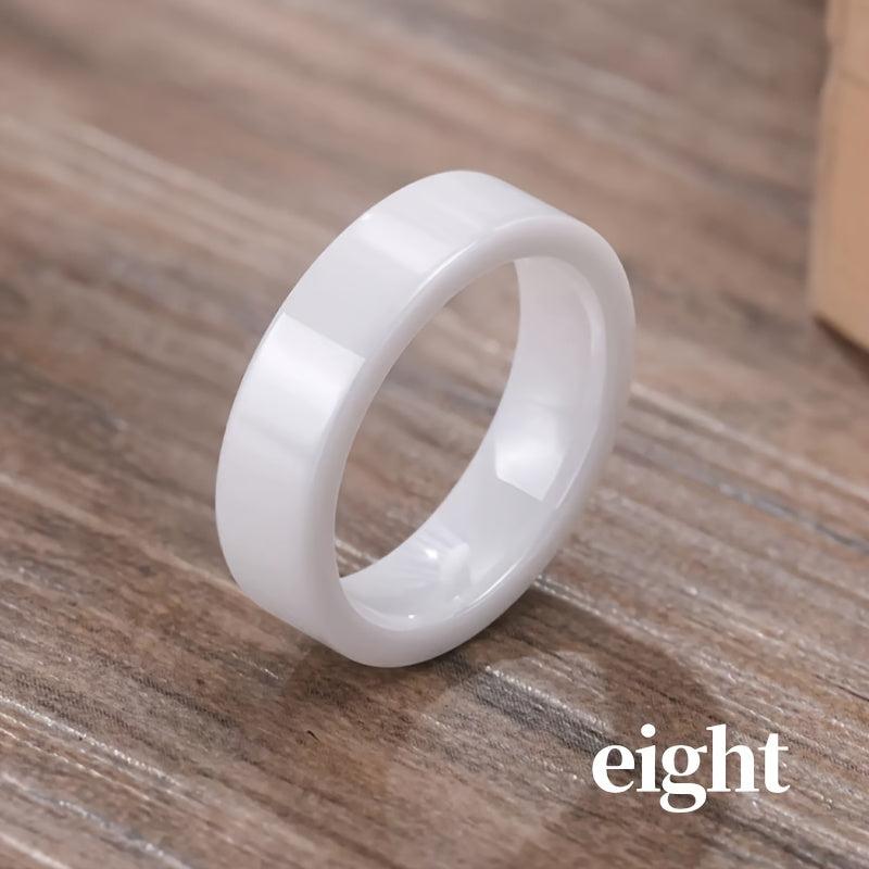 Ceramic Unisex Ring - Modern and Stylish Jewelry
