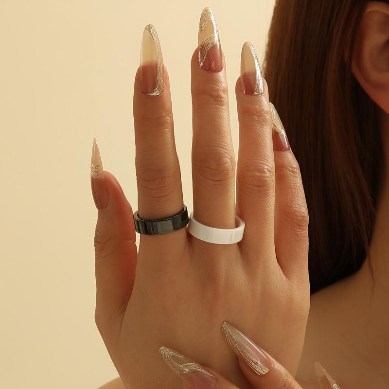 Ceramic Unisex Ring - Modern and Stylish Jewelry