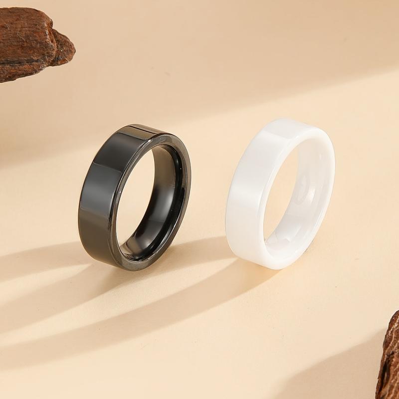 Ceramic Unisex Ring - Modern and Stylish Jewelry