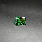 Emerald Green Zirconia Personalized Ring 12x16mm VVS1