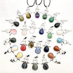 10pcs Small Man Style Stone Pendant for Jewelry Making