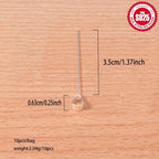 10pcs S925 Sterling Silver Melon Seed Clasps for DIY Necklace Making