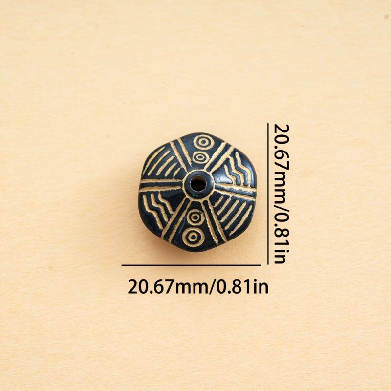 300pcs Retro Baroque Acrylic Beads Mixed Multicolor for DIY Jewelry Making