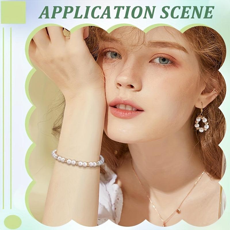 12pcs Adjustable Slide Brass Spacer Beads for Jewelry Making