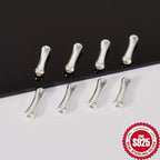 10pcs S925 Sterling Silver Bamboo Spacer Beads DIY Jewelry Accessories
