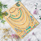 Professional Bamboo Beading Board Mat Tray for Jewelry Making