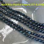 Freshwater Pearls Rice Shaped Jewelry 4-5mm Glossy Finish