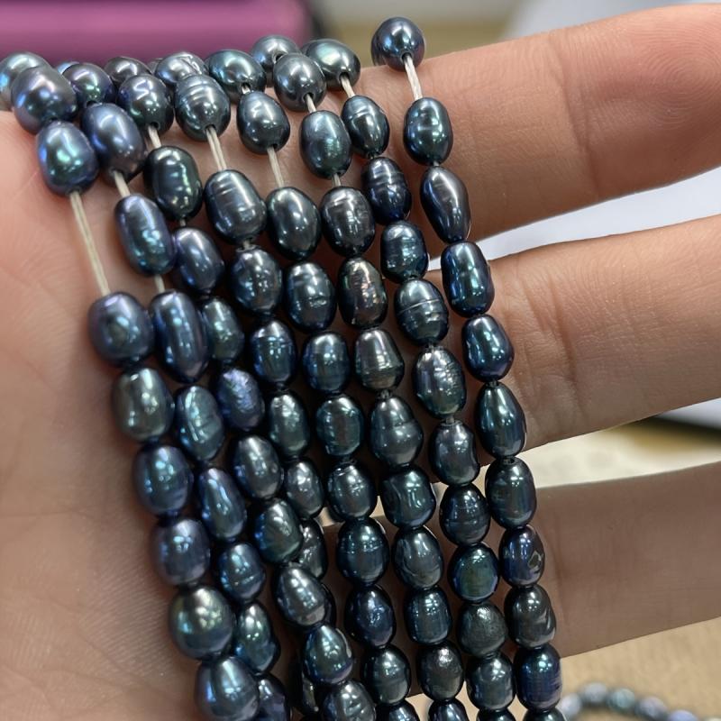 Freshwater Pearls Rice Shaped Jewelry 4-5mm Glossy Finish