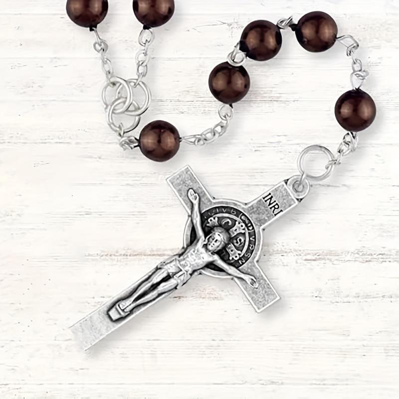 10pcs St Benedict Cross Bulk Rose of St Benedict Jewelry Making Supplies