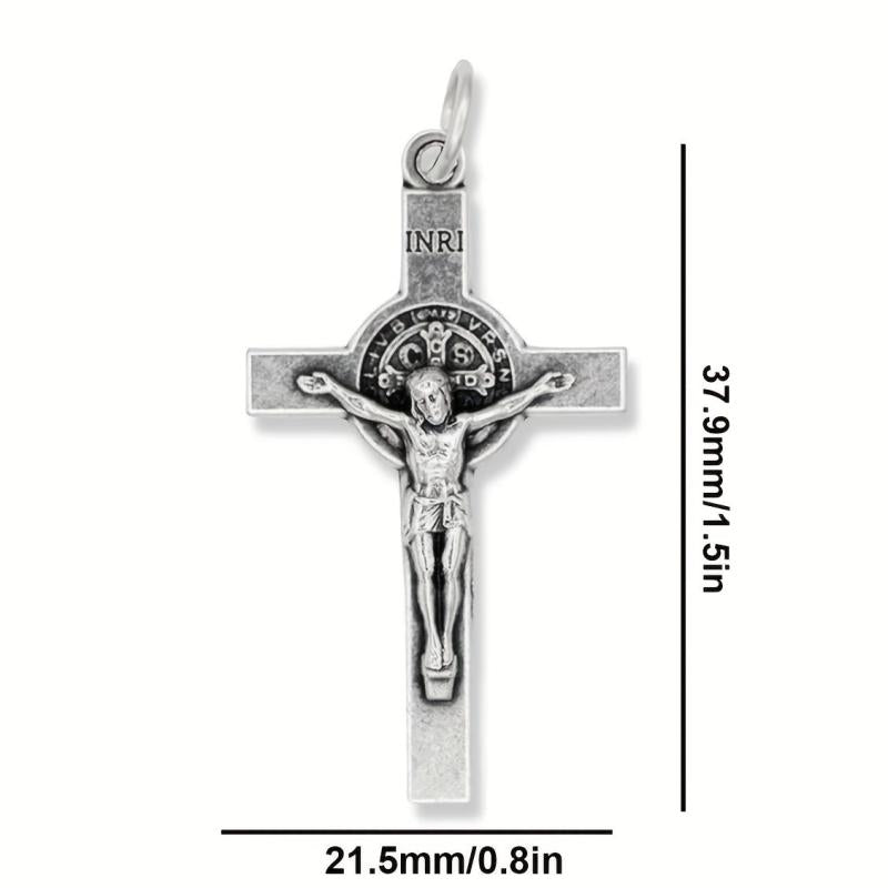 10pcs St Benedict Cross Bulk Rose of St Benedict Jewelry Making Supplies