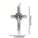10pcs St Benedict Cross Bulk Rose of St Benedict Jewelry Making Supplies