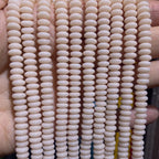 120-140pcs 3x6mm Color Glass Flying Saucer Abacus Beads DIY