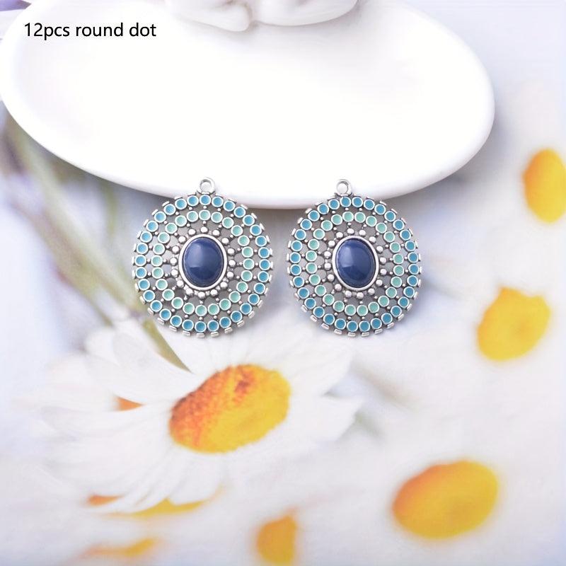 12pcs Dark Bohemian Charms DIY Earring Dangle Set