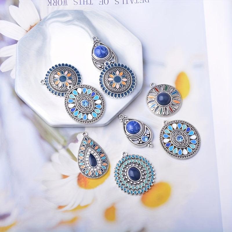 12pcs Dark Bohemian Charms DIY Earring Dangle Set