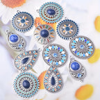 12pcs Dark Bohemian Charms DIY Earring Dangle Set